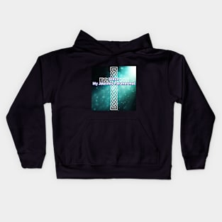 Green and Blue Stevo - My Journey Paranormal Kids Hoodie